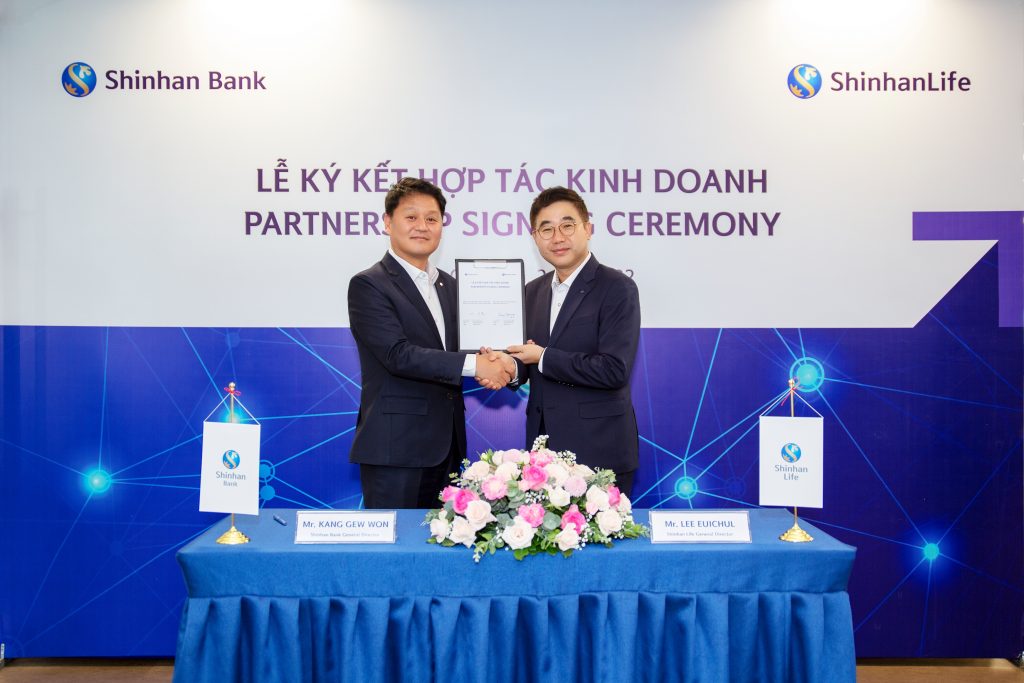 shinhan life hợp tác kinh doanh bảo hiểm cùng shinhan bank